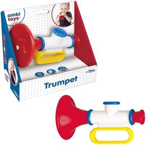 img 3 attached to 🎺 Amusement and Exploration with Ambi Toys Trumpet: Musical Baby Toys for Ages 12 Months and Above