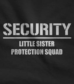img 2 attached to Big Brother Gift: Protect Your Little Sister with the Security T-Shirt & Stickers