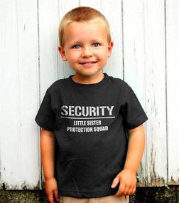 img 3 attached to Big Brother Gift: Protect Your Little Sister with the Security T-Shirt & Stickers