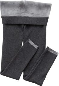 img 4 attached to Hixiaohe Womens Leggings Thermal 137 176Lbs