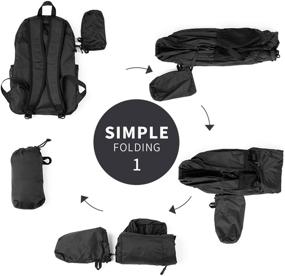 img 1 attached to NODLAND Lightweight Backpack Foldable Rucksack Backpacks