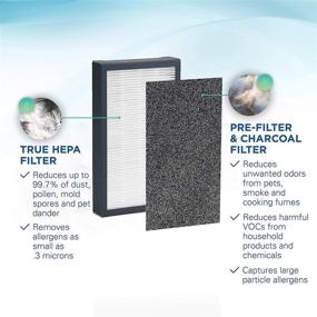 img 2 attached to 🌬️ Enhance Air Quality with Genuine HEPA FLT4100 Replacement Filter for Guardian Technologies GermGuardian AC4100 Series Air Purifiers