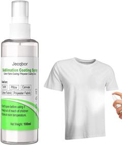 img 4 attached to Jecqbor 100ml Sublimation Coating Spray: Enhance Cotton T-Shirts, Blends & More with High Gloss Finish and Quick Dry - Perfect for Polyester, Mouse Pad, Carton, Canvas, Polyester/Cotton Blends