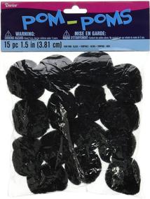 img 2 attached to 🖤 Darice черные бахрома - 1,5 дюйма, упаковка из 15 штук