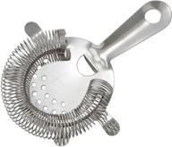 winco stainless steel 4-prong bar strainer: filtering perfection for cocktails logo