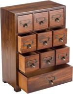 primo supply traditional solid wood chinese medicine cabinet: vintage and retro with great storage, fully assembled logo