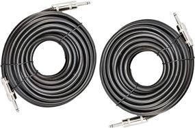 img 1 attached to 🔌 Ignite Pro 2X 1/4" to 1/4" 50 Ft. True 12 Gauge Wire AWG DJ/Pro Audio Speaker Cable, Pair: Premium Quality for Enhanced Sound Delivery