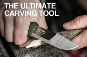 img 2 attached to Morakniv Kansbol: Premium Sandvik Stainless Steel Fixed Blade Knife for Ultimate Performance