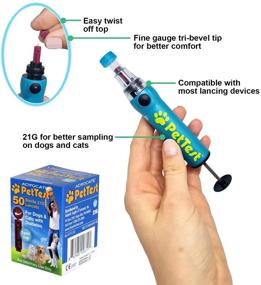 img 3 attached to 🐾 Advocate 21g PT-130 Pet Test Twist Top Lancets for Dogs and Cats
