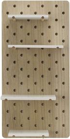 img 4 attached to 📦 Melannco Shelf Pegboard 20X10 Inch White: Organize with Ease and Style!