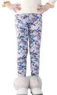 🩰 stretch printed leggings for girls - pitidrogo leggings bb130 logo