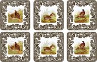 spode woodland coasters set 6 logo