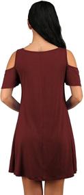 img 1 attached to Womens Casual Cotton Simple T Shirt Women's Clothing in Dresses