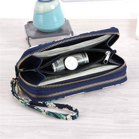 img 1 attached to 👛 Womens Wallet Wristlet 7 7×3 9(Single Zipper) - Stylish Handbags & Wallets for Women