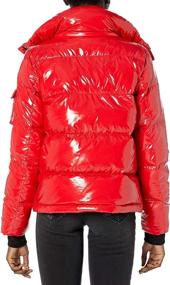 img 1 attached to S13 Ella Short Down Puffer Coat for Women: Stylish & Warm Outerwear