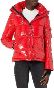 img 3 attached to S13 Ella Short Down Puffer Coat for Women: Stylish & Warm Outerwear