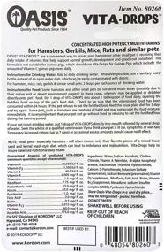 img 3 attached to 🐹 Kordon Oasis Hamster Vita Drops, 2-Ounce #80260
