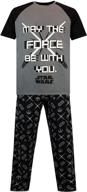 🌌 get ready for an epic night's sleep with star wars lightsaber pajamas in size large! logo