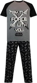 img 4 attached to 🌌 Get Ready for an Epic Night's Sleep with Star Wars Lightsaber Pajamas in Size Large!