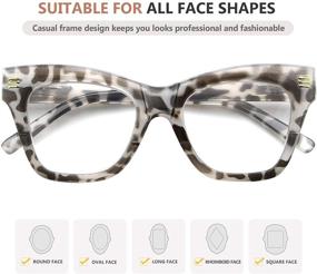 img 2 attached to 👓 Eyekepper Large Frame Women's Oversize Reading Glasses - Optimal Readers