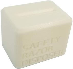 img 2 attached to Intulon Safety Razor Disposal Case - Off White, Medium Size