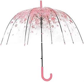 img 3 attached to Blossoms Transparent Umbrella Windproof Weddings