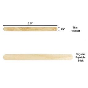 img 3 attached to Perfect Stix Craft Sticks Natural Crafting