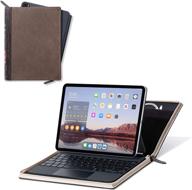 📚 twelve south bookbook vol 2 - hardback leather cover with storage for ipad pro + apple pencil - 11" ipad pro logo