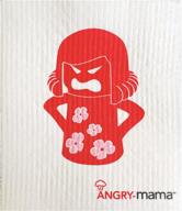 🧼 reusable medium wipes – angry mama, 6.75" x 8 логотип