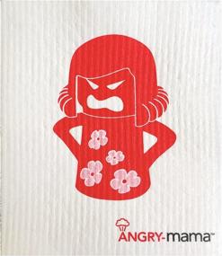 img 4 attached to 🧼 Reusable Medium Wipes – Angry Mama, 6.75" x 8