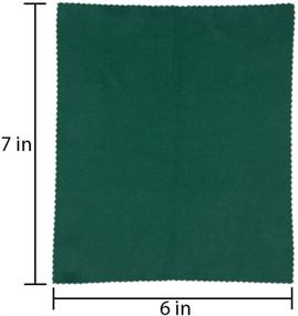 img 3 attached to 👓 OptiPlix Eyeglass Cleaner Microfiber Cloth - 12 Pack, Dark Green - Ideal for All Gentle Surfaces, Touchscreens, Smartphones, Camera Lenses, LCD & HD Screens