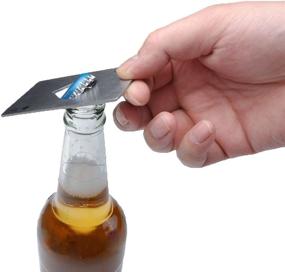 img 2 attached to 🍾 CozyCabin Practical Wine Bottle Opener Beer Funny Styles - Stainless Steel (Ace of Spades): The Ultimate Tool for Easier, Classier Drink Access