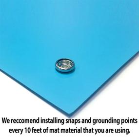 img 3 attached to RubberStat Dual Layer ESD Compliant Workstation Rubber Table Mat Kit Occupational Health & Safety Products