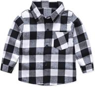 little sleeve button flannel 18 24m boys' clothing logo