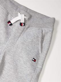 img 1 attached to 👖 Stylish Comfort for Big Kids: Tommy Hilfiger Boys' Signature Flag Sweatpants