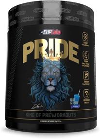 img 4 attached to 💪 Продукт Pride Pre-Workout Supplement от EHPlabs - Улучшение энергии, повышенная концентрация, мощные мышечные насосы и быстрое восстановление мышц - 40 порций (Blue Slushie)