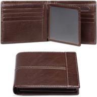 goiacii wallets genuine leather blocking men's accessories in wallets, card cases & money organizers logo