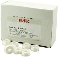 fil-tec 100 white clear-glide prewound l-size bobbins for home sewing & embroidery - perfect thread solution logo