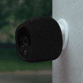 img 1 attached to 📷 Enhance Your Arlo Smart Security with Taken Silicone Skins - 1 Pack, Black