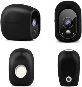 img 2 attached to 📷 Enhance Your Arlo Smart Security with Taken Silicone Skins - 1 Pack, Black