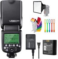 📸 godox v860ii-s: high-speed sync gn60 1/8000 ttl li-ion camera flash speedlite for sony camera with usb led compatibility logo