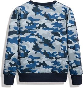 img 3 attached to Boys' HZXVic Pullover Sweat Shirt: Stylish Casual Kids Sweatshirts for Comfortable Toddler Long Sleeve Crewneck Tops