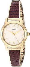 img 4 attached to Женские часы Timex с растяжкой браслетом 25 мм