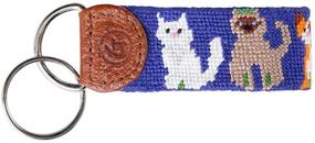 img 1 attached to Good Threads Lovers Needlepoint Keychain