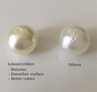 lolasaturdays pearls 1-lbs loose beads vase filler: assorted, ivory - perfect for elegant decor logo