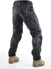 img 1 attached to 👖 Premium Men's Survival Tactical Gear Pants with Knee Pads: Ideal for Hunting, Paintball, Airsoft & Military Camo Combat