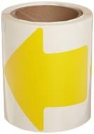 brady nonabrasive arrow marking yellow logo