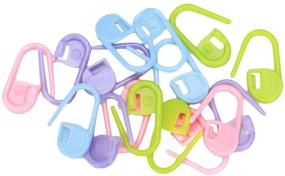 img 4 attached to BeeSpring's Premium Collection: 20pcs Knitting Crochet Locking Stitch Markers for Effortless Crafting!