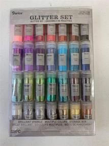 img 1 attached to ✨ Darice Extra Fine Glitter Set: Sparkling 29-Piece Assorted Colors Collection