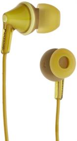 img 2 attached to Panasonic RP-HJE125-Y Yellow Wired Earphones: Upgrade Your Listening Experience
